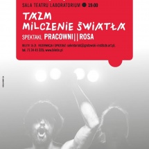 TAZM poster, Wrocław 22-25 January 2015, graphic design Barbara Bergner-Kaczmarek